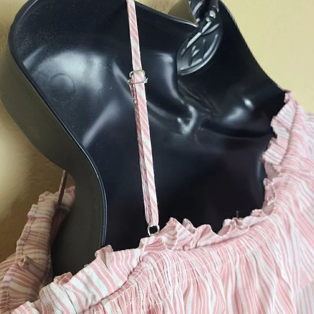 Sweet Wanderer Striped One Shoulder Top - Picture 5 of 8
